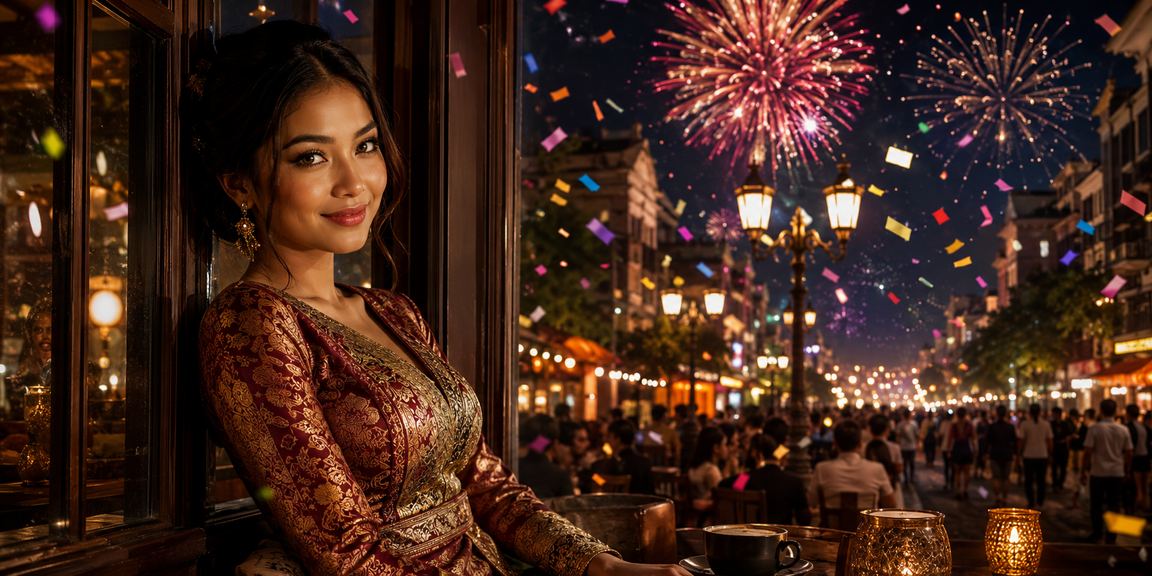 Suasana kafe Vietnam dengan pemain mengakses platform casino di laptop dan ponsel