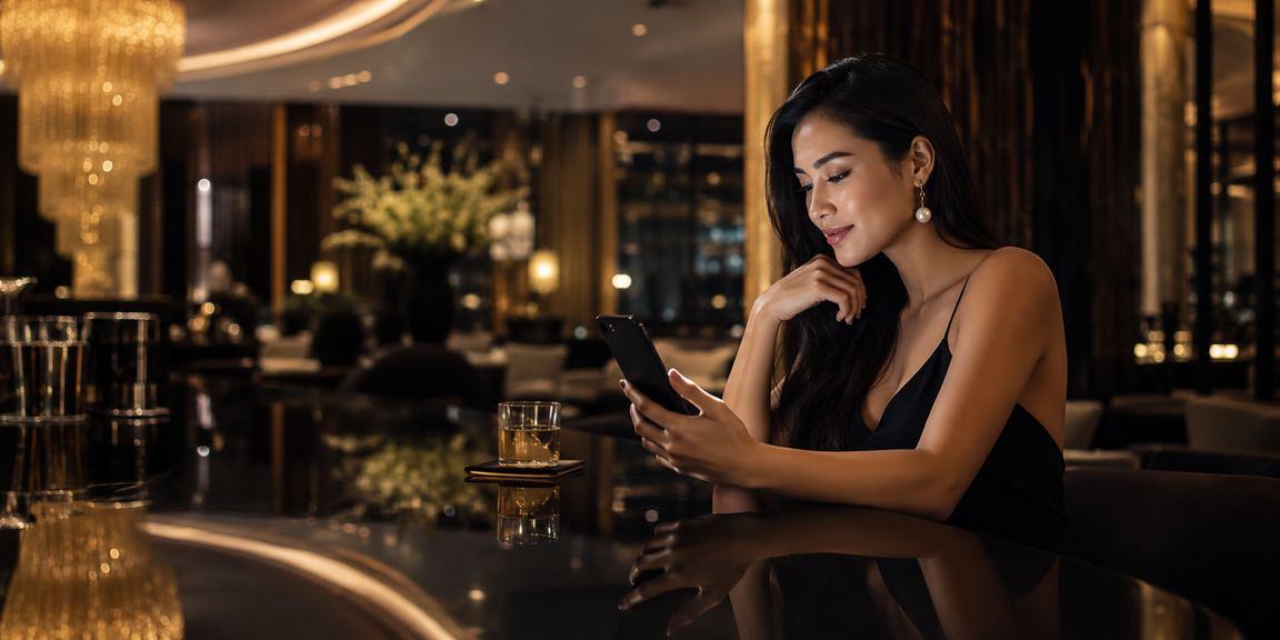 Perangkat seluler menampilkan taruhan casino online Indonesia